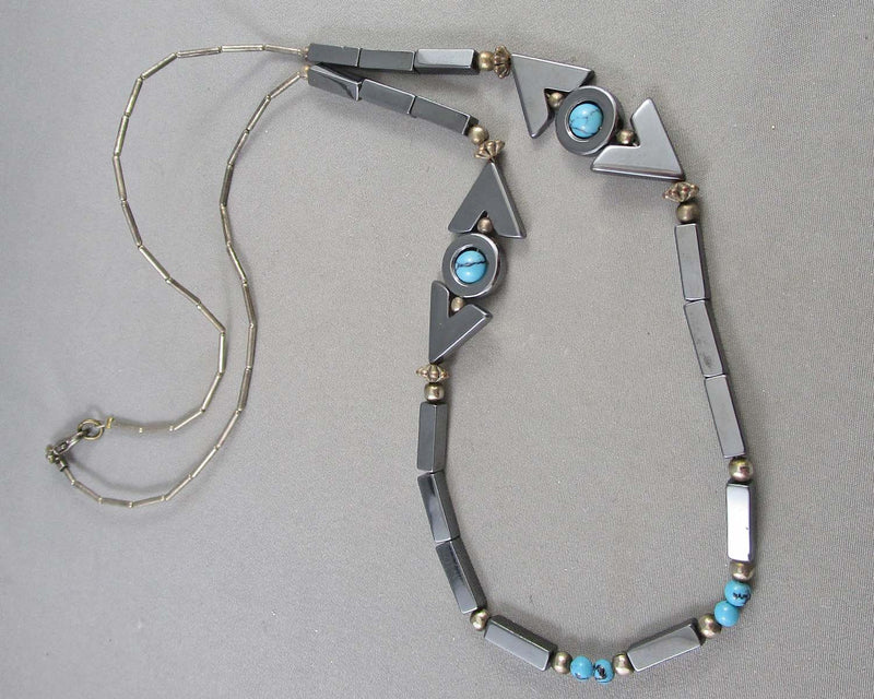 Hematite Necklace Vintage H004-2