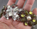 Silver Tone Statement Bracelet Vintage H115-19