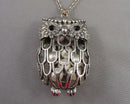 Owl Pendant Necklace (Vintage) H115-20