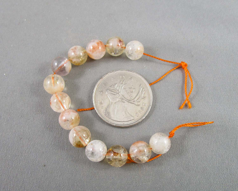 Citrine Round Beads (Various Sizes)