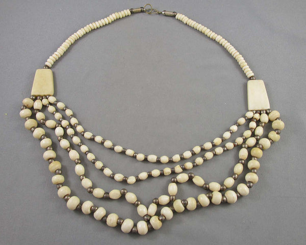 Bone Necklace 1pc (Vintage) H004-11