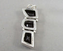 Smoky Quartz Gemstone Pendant 925 Sterling Silver (Vintage) H118-12