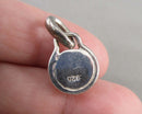 Amber & Larimar Gemstone Pendant 925 Sterling Silver (Vintage) H118-17