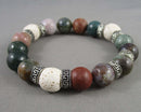Fancy Jasper Gemstone Bracelet (Vintage) H118-19
