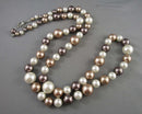 Long Faux Pearl Necklace (Vintage) H118-20