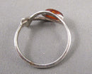 Amber Gemstone Ring 925 Sterling Silver Size 8 (Vintage) H118-21