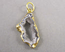 Agate Geode Pendant (Vintage) B012-19