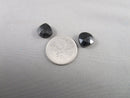 Obsidian Faceted Drop Beads 12mm C533