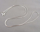 0.8mm Snake Chain Necklace 925 Sterling Silver H119-1