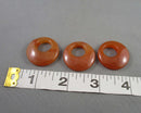 Orange Aventurine Donut Bead Pendant 1pc C592