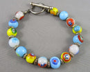 Lampwork Beaded Bracelet (Vintage) H119-7