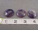Ametyst Donut Bead Pendant 1pc C591