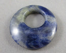 Sodalite Donut Bead Pendant 1pc C589