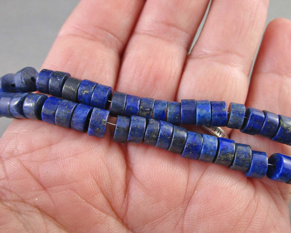 Lapis Lazuli Heishi Beads 6x3mm E074