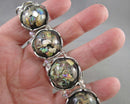 Abalone Shell Choker Necklace Vintage H119-17
