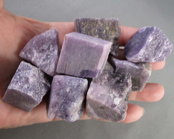 Lepidolite Stones Raw 2pcs H164-1