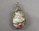 Pyrite Gemstone Pendant (Vintage) H124-7