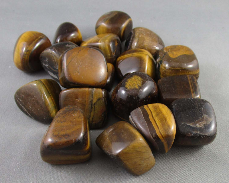 Tiger Eye Polished Stones (Medium) 3pc J258