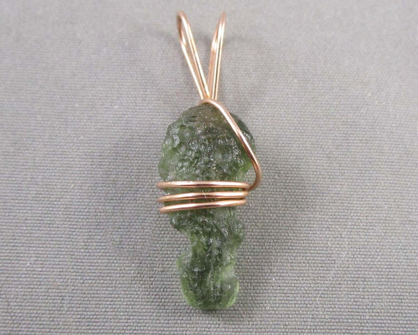 Moldavite Crystal Pendant (14K RGF) 1pc B038-8
