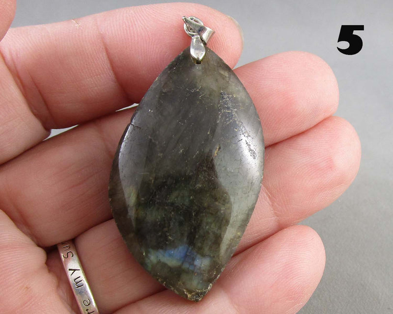 You Choose!  Pretty Labradorite Pendants