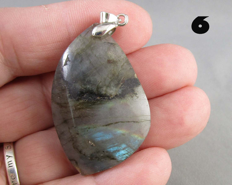 You Choose!  Pretty Labradorite Pendants