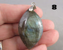 You Choose!  Pretty Labradorite Pendants