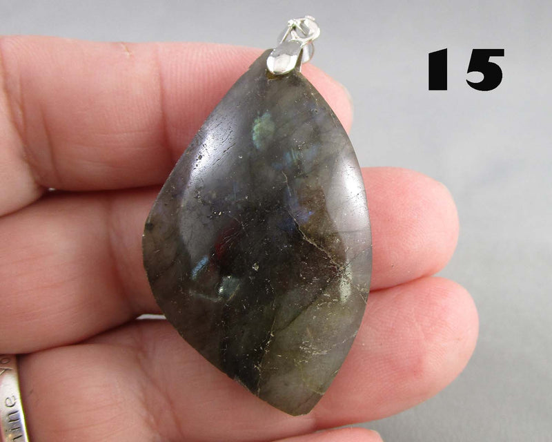You Choose!  Pretty Labradorite Pendants