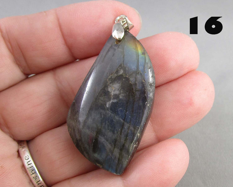 You Choose!  Pretty Labradorite Pendants