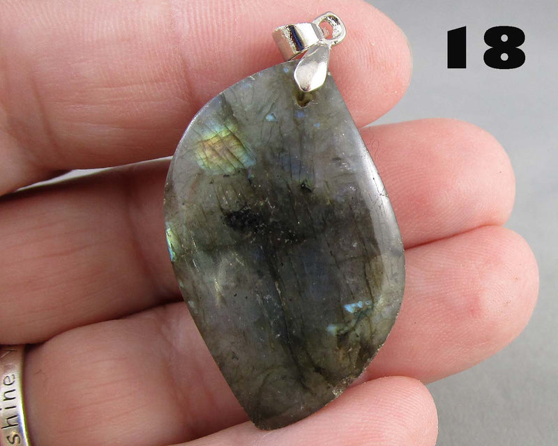 You Choose!  Pretty Labradorite Pendants