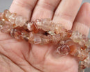 Fire Quartz (Hematoid) Chip Beads C584