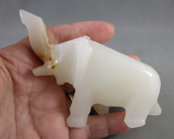 Onyx Stone Elephant