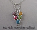 Free Multi Color Tourmaline Necklace with $60 Purchase!