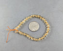 Citrine (Color Enhanced) Beads Round Various Sizes