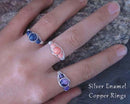 Angelite Wire Wrapped Ring 1pc (Custom Sizes)