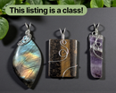 IN PERSON CLASS Jan 25th - Wire Wrap Basics - 3 Pendants