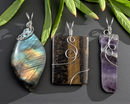 IN PERSON CLASS Jan 25th - Wire Wrap Basics - 3 Pendants