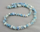 Aquamarine Gemstone Necklace (Vintage) H003-3