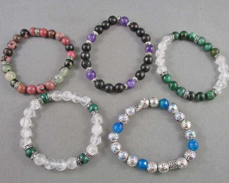 30% OFF!  You Choose!  Handcrafted Gemstone Bracelets!