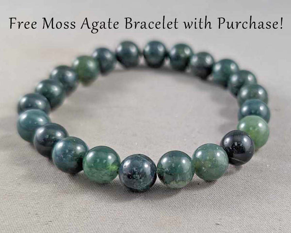 FREE Moss Agate Bracelet with Purchase!