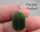 Free Jade Gemstone Pendant with $60 Purchase!