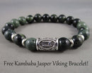 Free Kambaba Jasper with Viking Rune Bracelet with $60 Purchase!