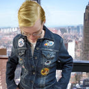 "Coffee Is My Safe Place" Cat in a Mug Iron on Patch 1pc J256