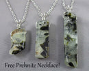 Free Prehnite Gemstone Pendant with $60 Purchase!