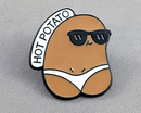 Hot Potato Enamel Pin 1pc (BIN 145)