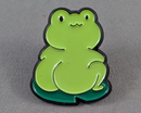 Frog Booty Enamel Pin 1pc (BIN 142)
