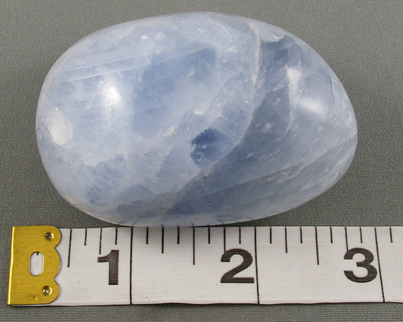 Blue Calcite Palm Stone 1pc B793-1