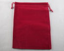 50% OFF!  Dark Red Velvet Bag for Gemstones 17x13cm 1pc (4033)