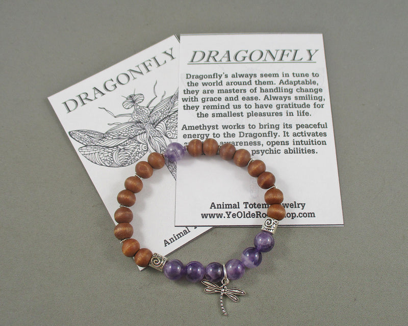 Dragonfly Animal Totem Bracelet 1pc T822