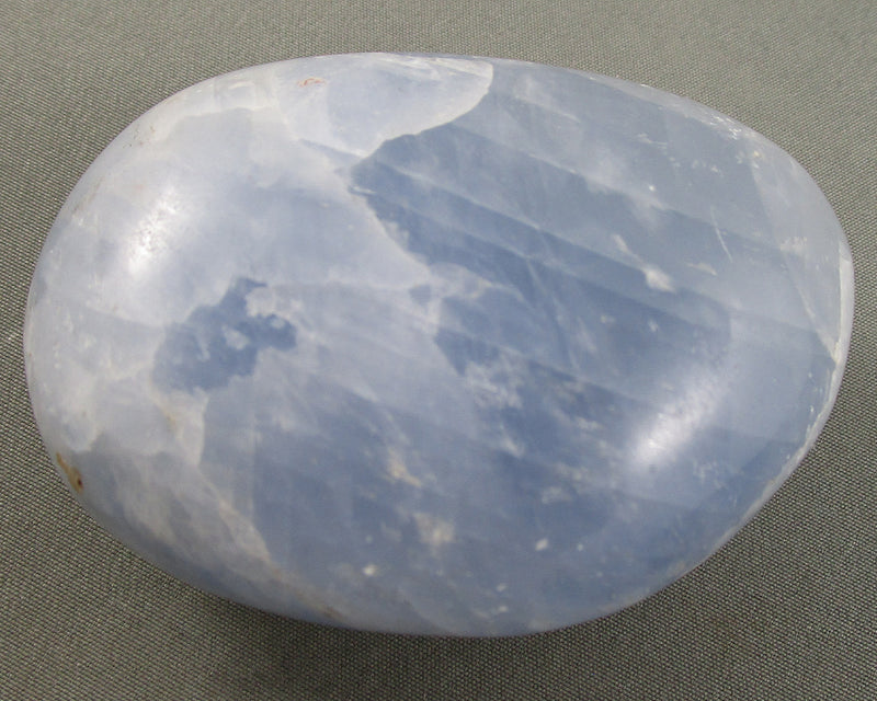 Blue Calcite Palm Stone 1pc B793-1