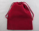50% OFF!  Dark Red Velvet Bag for Gemstones 17x13cm 1pc (4033)